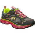 Girls' Skechers Sporty Shorty Lite Diamond Etched Up Gray/Pink