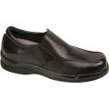 Men's Apex Ambulator Biomechanical Slip-on Black Leather
