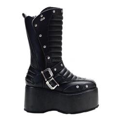 --->  Men's Demonia Wicked 701 Black PU