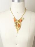 T Tahari Gold Coral Necklace
