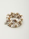 Gardenia Gold Combo Coil Bracelet