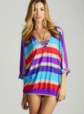 Marc By Marc Jacobs Merida Stripe V Neck Cover Up