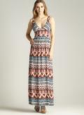 Angie Tribal Print Maxi