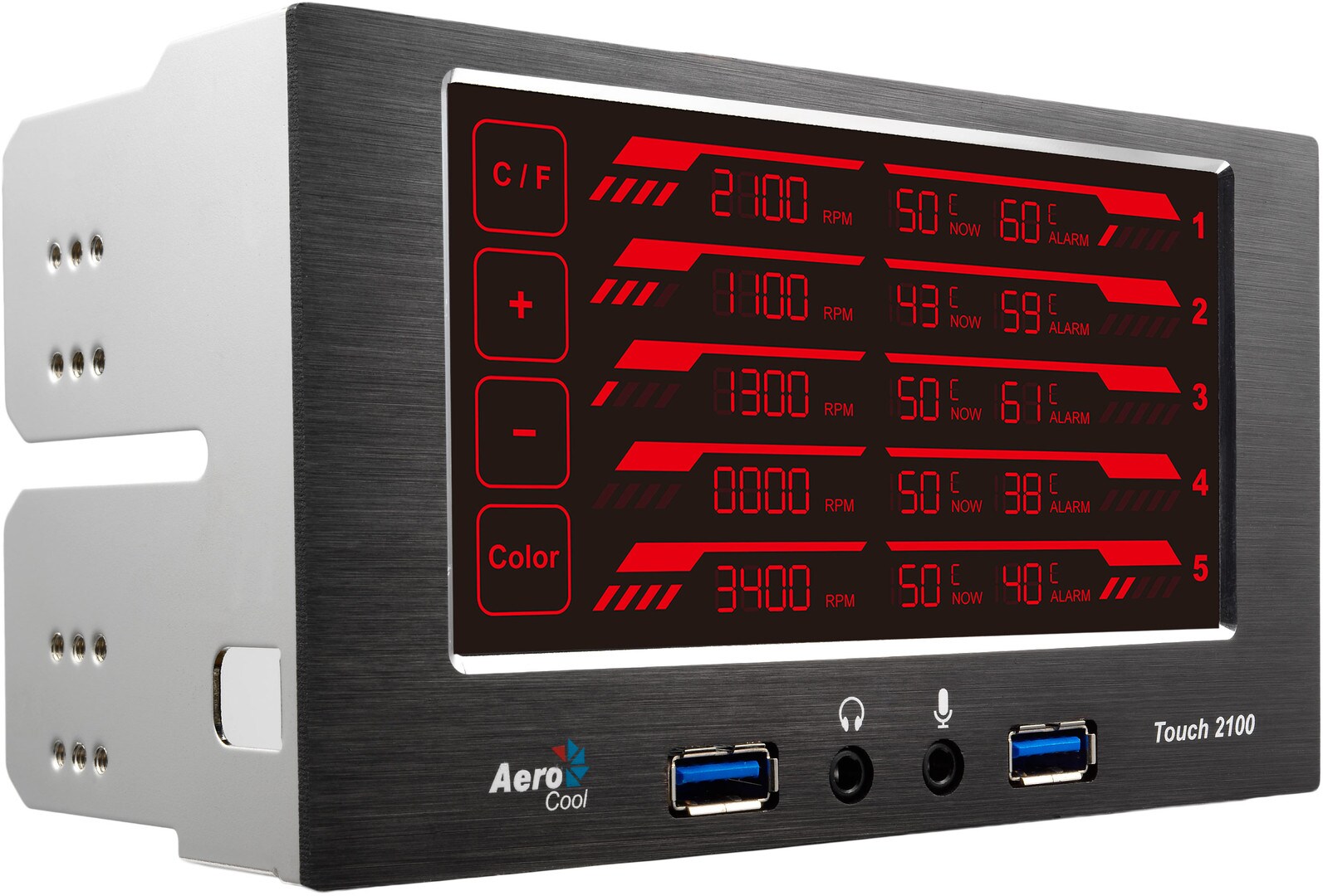 AeroCool EN51965 Touch 2100 LCD Touchscreen Fan & Temparture Controller