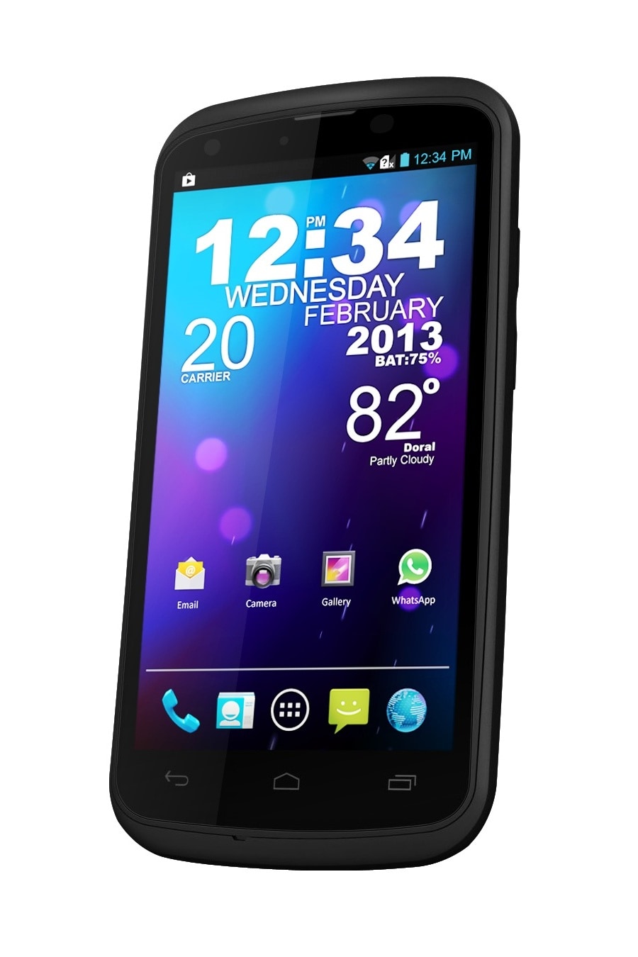 BLU Tank 4.5 W110i GSM Unlocked Dual SIM Android 4.1 Cell Phone - Black