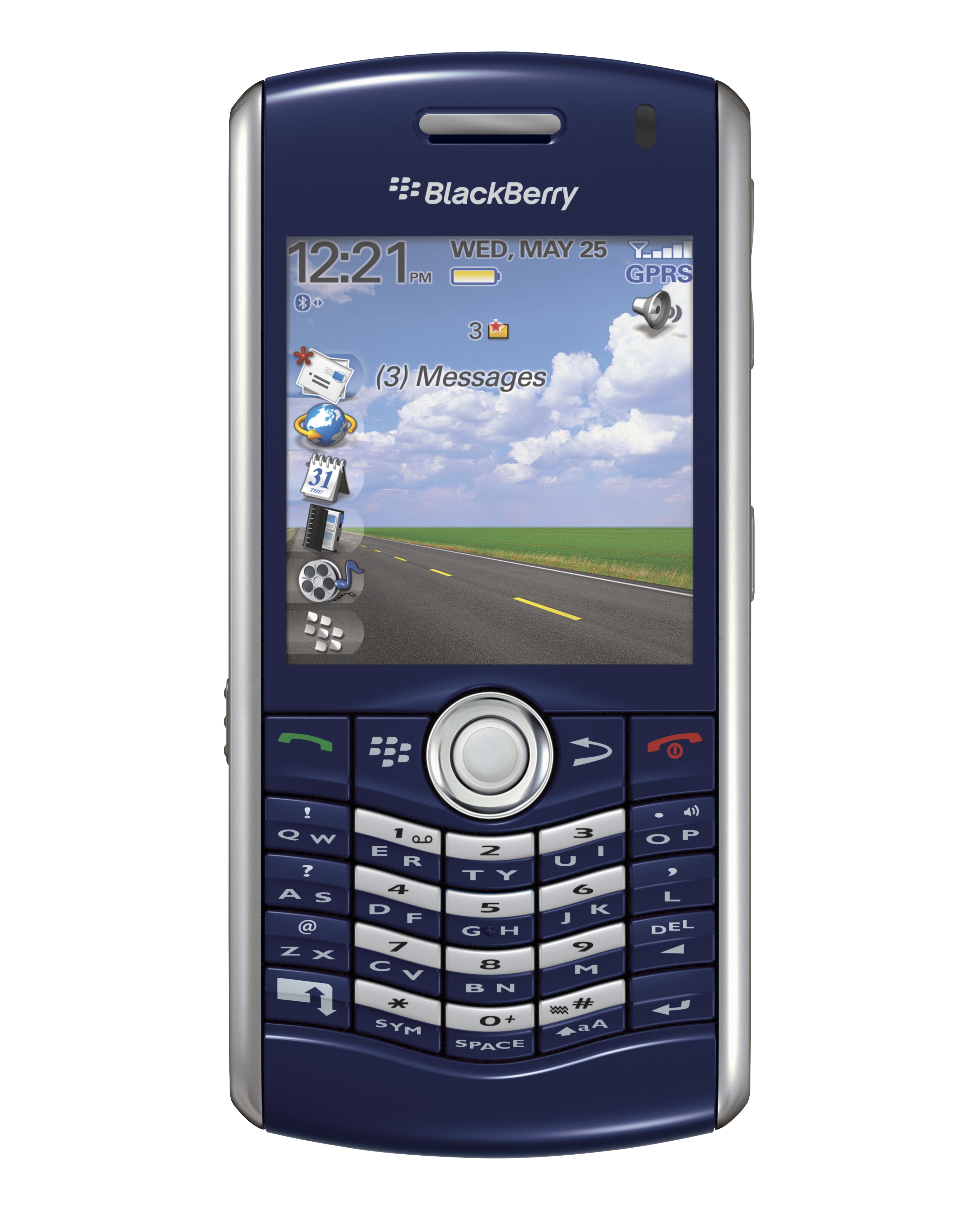 Blackberry Pearl 8110 Phone GSM Unlocked Cellphone - Amethyst Purple