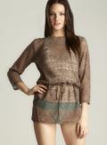 Anne Cole Crochet Cover Up Tunic