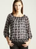 Spense Tribal Print Blouse