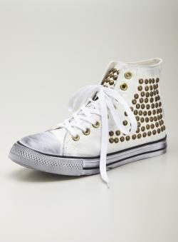 Penny Sue Studded High Top Sneaker