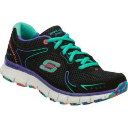 Women's Skechers Flex Fit Fade Away Black/Green