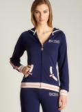 BCBG Rivet Pouch Logo Hoodie