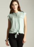 Velvet Heart Waist Tie Blouse