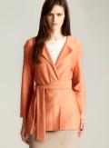 St. John Twill Knit Belted Jacket