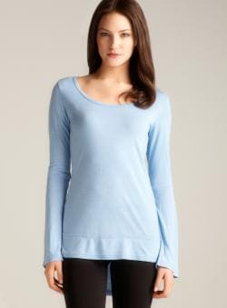 Pure Karma Hi-lo Scoop Neck Top