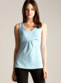 Pure Karma Built In Bra Cut Out Back Tank