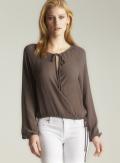 Marc By Marc Jacobs Crepe Cross Over Blouse