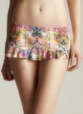 Red Carter Ruffle Skirted Bottom
