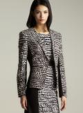 Calvin Klein Collarless Printed Jacket