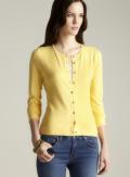August Silk Petite Button Down Cardigan Sweater