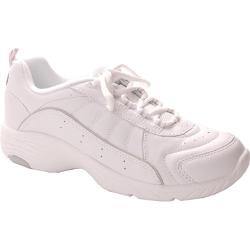 Women's Easy Spirit Punter White/Light Gray Leather