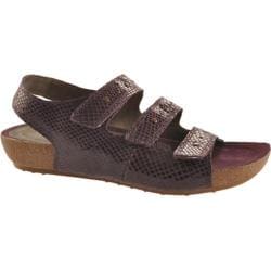 Women's Easy Spirit Varten Dark Purple Reptile-Image