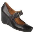 Women's Naya Jacinta Black Leather/Dark Grey Printed Snake