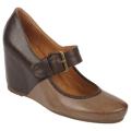 Women's Naya Jacinta Lunar Taupe Leather/Oxford Brown Printed Snake