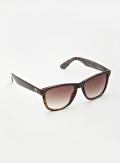 Big Buddha Patterned Interior Wayfarer Sunglasses