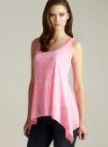 Free Society Sharkbite Hem Racerback Top