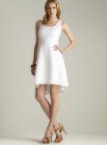 Chelsea & Theodore Hi-lo Linen Dress