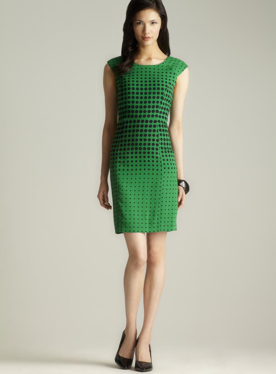 Premise Polka Dot Printed Sleeveless Dress 15343038