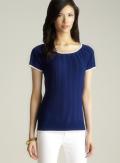 Joseph A Scoop Neck Ribbed Sweater