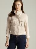 Costa Blanca Cropped 3/4-sleeve Blazer