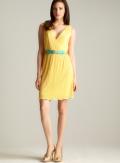 Phoebe Crinkle Surplice Dress