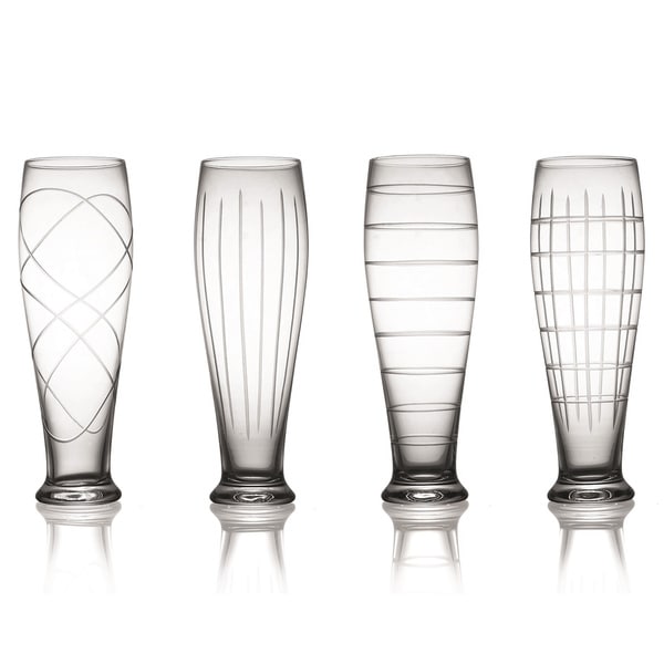 Medallion Pilsner Glasses Set Of 4 15451280