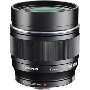 Olympus M.ZUIKO DIGITAL 75 mm f/1.8 Telephoto Lens for Micro Four Thi