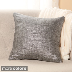 Compare Price Metallic Weave 18-inch Decorative Pillows (Set of 2)
