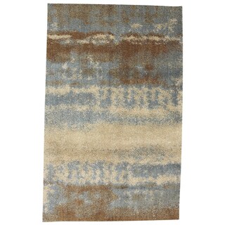 American Rug Craftsmen Shaggy Vibes Stratus Aspen Blue Rug (10'x14')