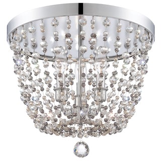 Channing 3-light Polished Chrome Flush Mount