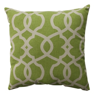 For sale Pillow Perfect Lattice Damask Leaf 16.5-inch Throw Pillow