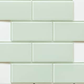Compare Price Martini Mosaic 'Blocco' Mint Glass 14.75 x 11.75-inch Tile Sheets (Set of 10 sheets)
