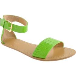 Women's Nine West Solitude Green Crocodile-Image