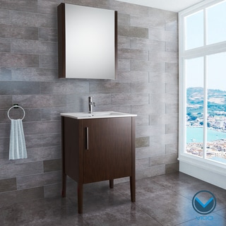 --->  VIGO 24-inch Maxine Single Bathroom Vanity with Medicine Cabinet