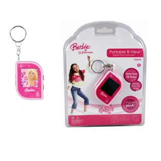 Mattel Barbie Pink Portable B-View Digital Photo Keychain