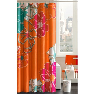 Madison Park Valencia Cotton Shower Curtain with Hooks