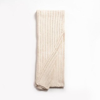 Jaylen Knitted Natural Throw