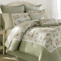 Laura Ashley 'Avery' Traditional Cotton 4-piece Comforter Set with Sham Separates
