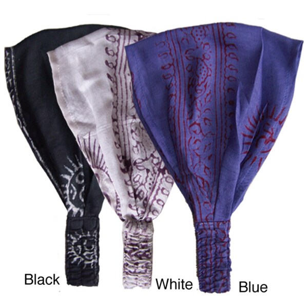 Hare Rama Hare Krishna Cotton Mantra Headband (Nepal) Overstock Shopping Great Deals on Hair