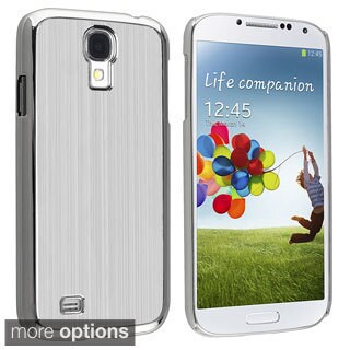 BasAcc Silver Brushed Aluminum Protector Case for Samsung? Galaxy S4