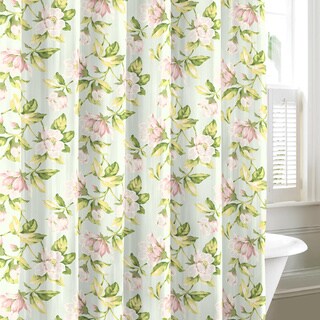 Laura Ashley Carlisle Cotton Shower Curtain